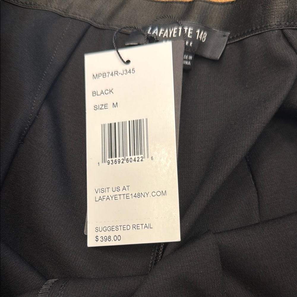 Lafayette 148 New York Black Ankle Pants - Picture 4 of 7